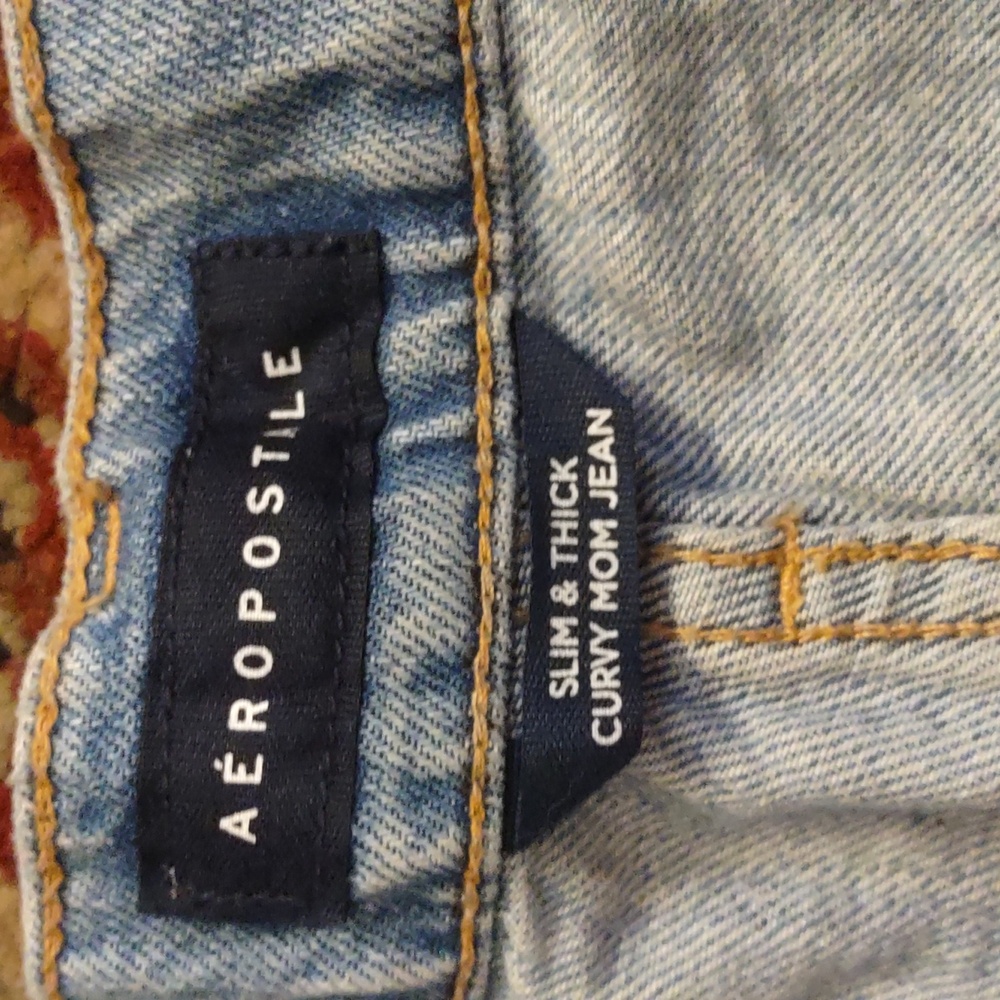 Light Blue Aeropostale Mom Jeans - Picture 2 of 10
